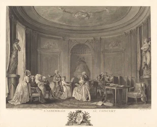 Samlingen vid konserten