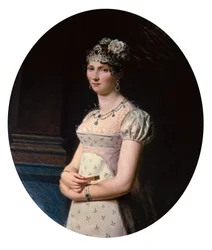 Porträtt av Stephanie de Beauharnais