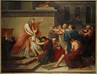 Josef igenkänd av sina bröder (målning på duk)