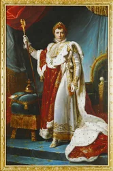Napoleon I i kröningsdräkt