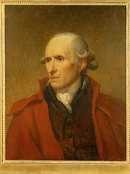 Porträtt av Antonio Canova, skulptör ...