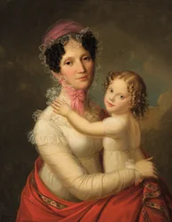 Eleonora Mayer, Freifrau zu Gravenegg med dottern Isabella