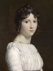 Porträtt av Alexandrine Emilie Brongniart, 1795