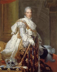 Porträtt av kung Karl X av Frankrike 1757-1836, 1825.