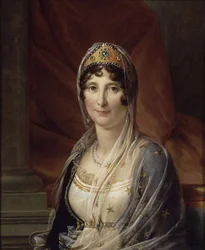 Porträtt av Maria Letizia Ramolino Bonaparte 1750-1836, mor till Napoleon Bonaparte, omkring 1804