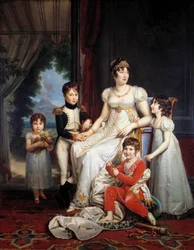 Porträtt av Marie-Annonciade sa Caroline Bonaparte