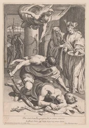 Halshuggning av Johannes Döparen Par erat â nullo (...) (titel på objekt)