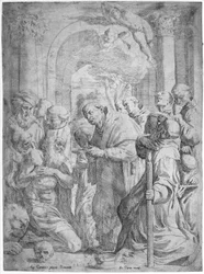 Den sista nattvarden av Saint Hieronymus, 1584-1650.