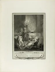 Vinterkväll, från Monument du Costume Physique et Moral de la fin du Dix-huitième siècle