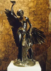 Hebe and the Eagle of Jupiter, modellerad ca. 1852 gjutna c. 186080.