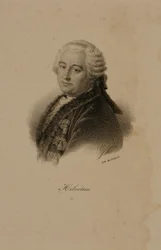 Porträtt av Claude Adrien Helvetius (1715-71)