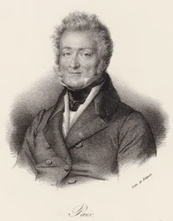 Porträtt av kompositören Ferdinando Paer 1771-1839, 1830.