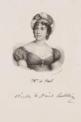 Porträtt av Madame de Staël