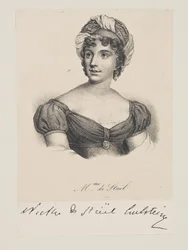 Porträtt av Madame de Staël