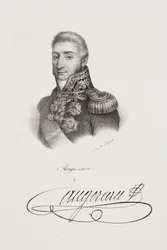 Porträtt av marskalk Charles Pierre François Augereau