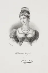 Porträtt av prinsessan Pauline Borghese (Marie Paulette Bonaparte)