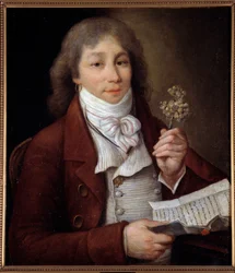 Porträtt av poeten och politikern Philippe Francois Nazaire Fabre dit Fabre d