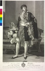 Hertigen av Feltre Clarke (etsning)
