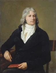 Porträtt av Louis-Francois (Louis Francois) Bertin dit Bertin l