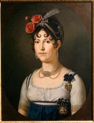 Porträtt av Maria Luisa av Spanien, hertiginna av Lucca. 1800-talet (målning)