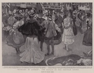 Ungern i London, Bazaar i Portman Rooms