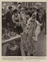 Den händige mannens juldag, festligheter på ett slagskepp