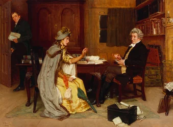 Konsulterande hennes advokat, 1892