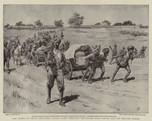Krisen i Kina, First Coolie Corps som förde proviant till Peking för de brittiska trupperna