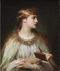 Ofelia, ur pjäsen Hamlet av William Shakespeare, omkring 1864