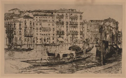 Canal Grande, Venedig, 1889.