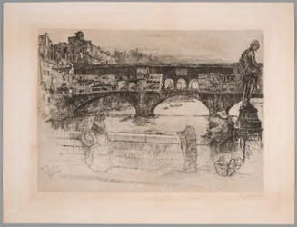 Ponte Vecchio, Florens (första tallriken)