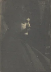 Porträtt av Alfred Stieglitz, ca. 1899.