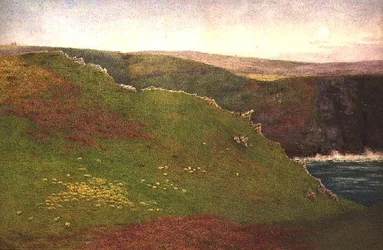Utsikt över Cornwalls kust