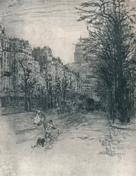 Avenue Des Gobelins, Paris, c1908