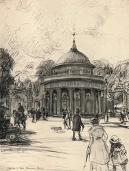 Ingången till Parc Monceau, 1915
