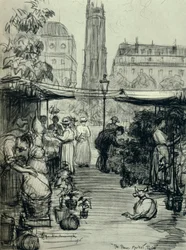 Blomstermarknaden, 1915