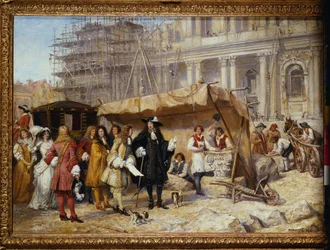 Karl II och Wren i St Paul
