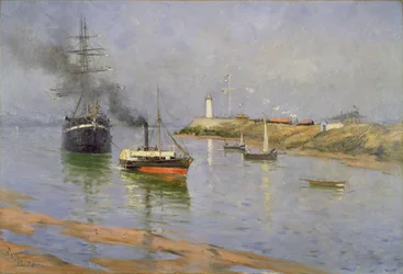 Hamnen i Honfleur, 1886