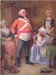Gabriel Varden (Barnaby Rudge) (färglitografi)