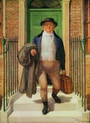 Mr Pickwick lämnar hemmet