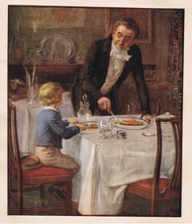 Den vänliga servitören
