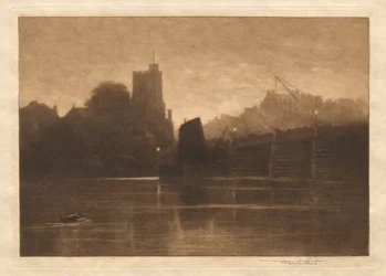 Ebb Tide, Putney Bridge, 1885.