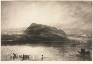Berget Rigi i gryningen, 1910.