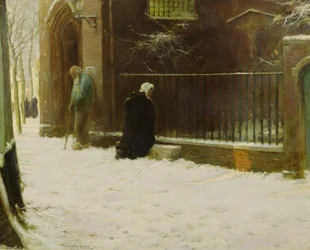 Utanför kyrkan