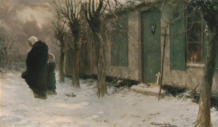 The Green Shutters: Viaticum, Belgien, 1918, c1930.