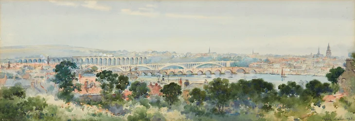 Berwick on Tweed (akvarell)