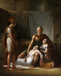 Belisarius frus död (olja på duk)