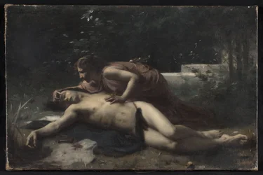Pyramus och Thisbe, ca 1875 (olja på duk)