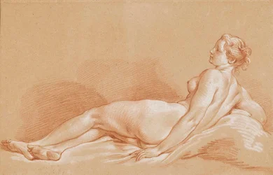 Boucher - Ung kvinna som ligger ner