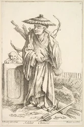 Kinesisk soldat, 1738-45.